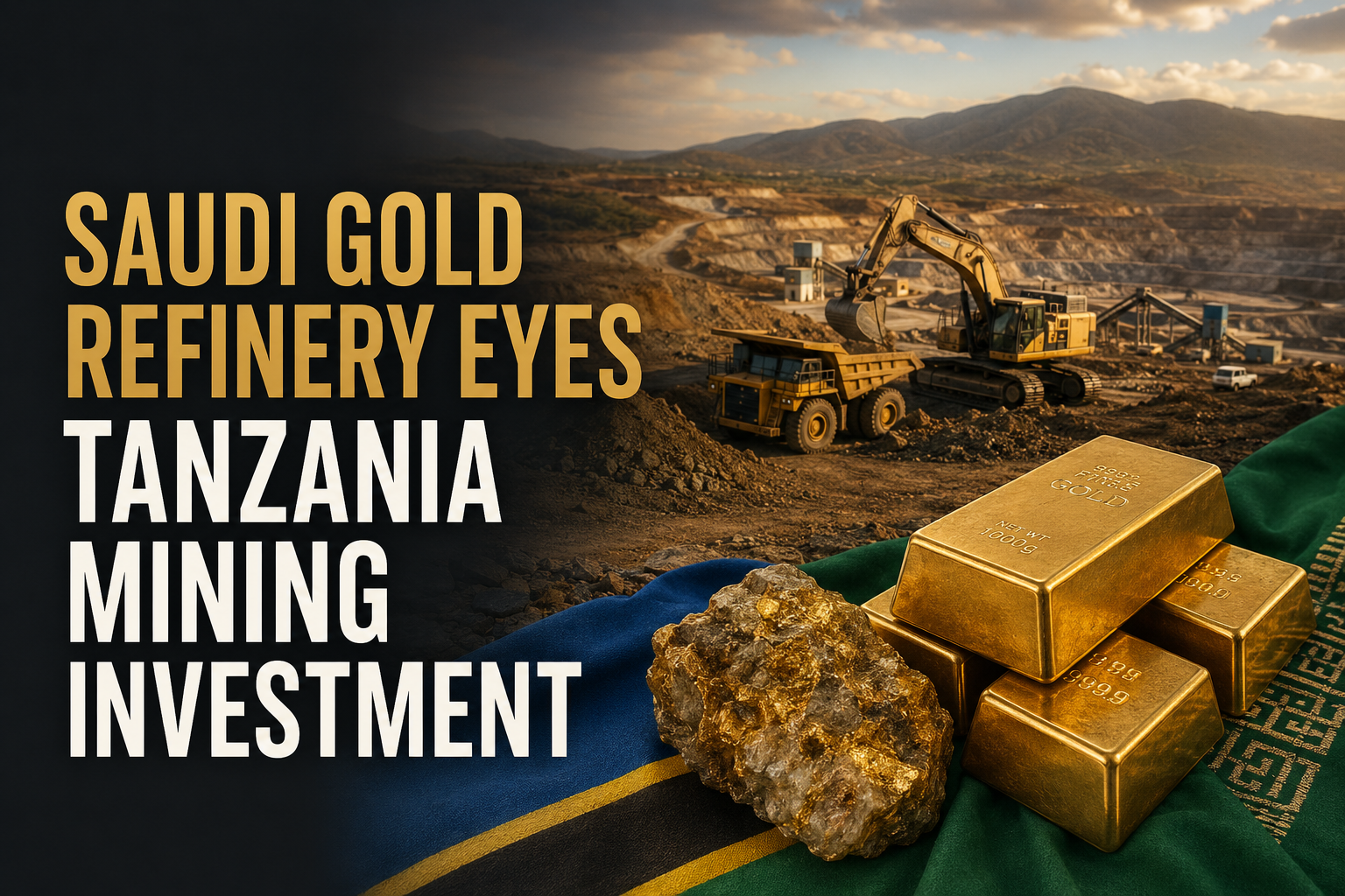 Saudi Gold Refinery Eyes Major Mining Investment in Tanzania