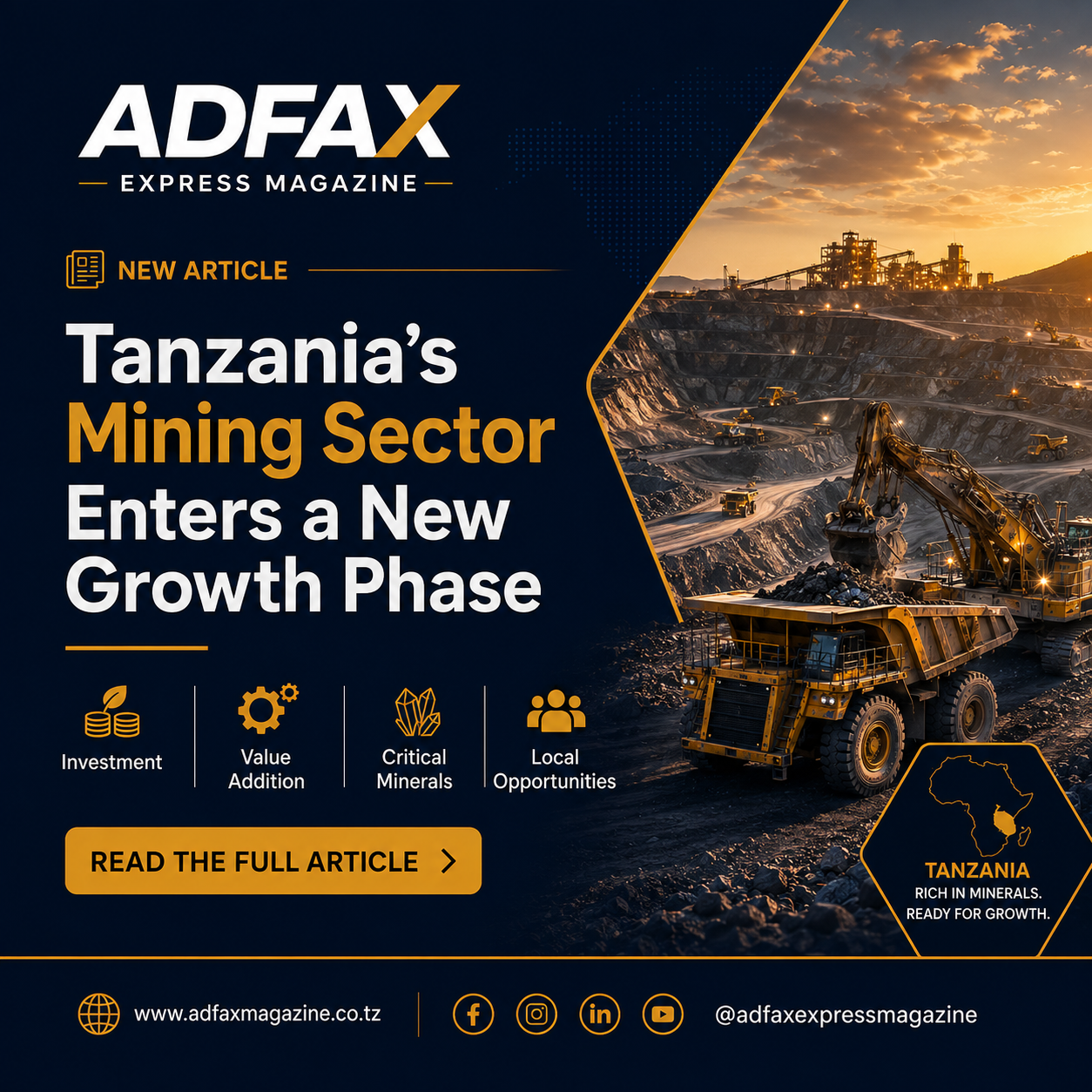 Tanzania’s Mining Sector Enters a New Growth Phase